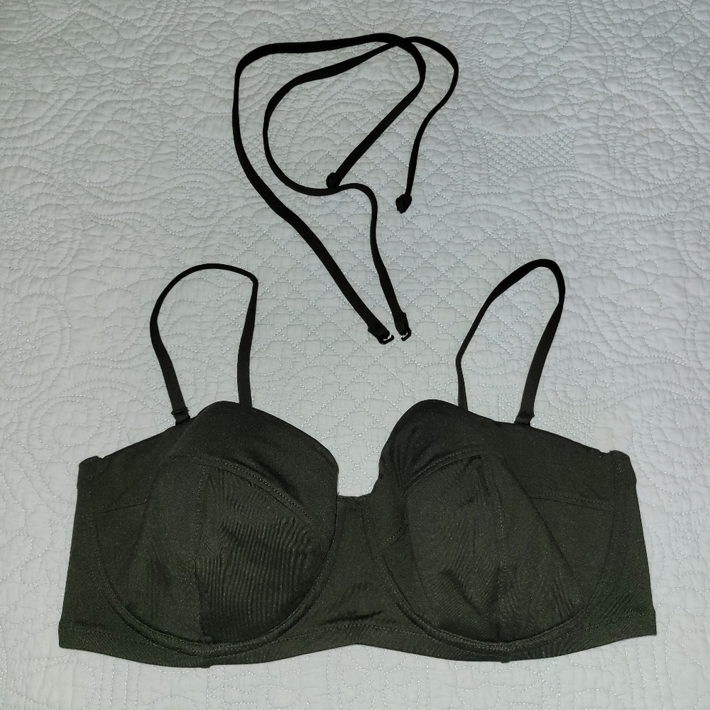 J Crew 3-in-1 Swim Top 34DD